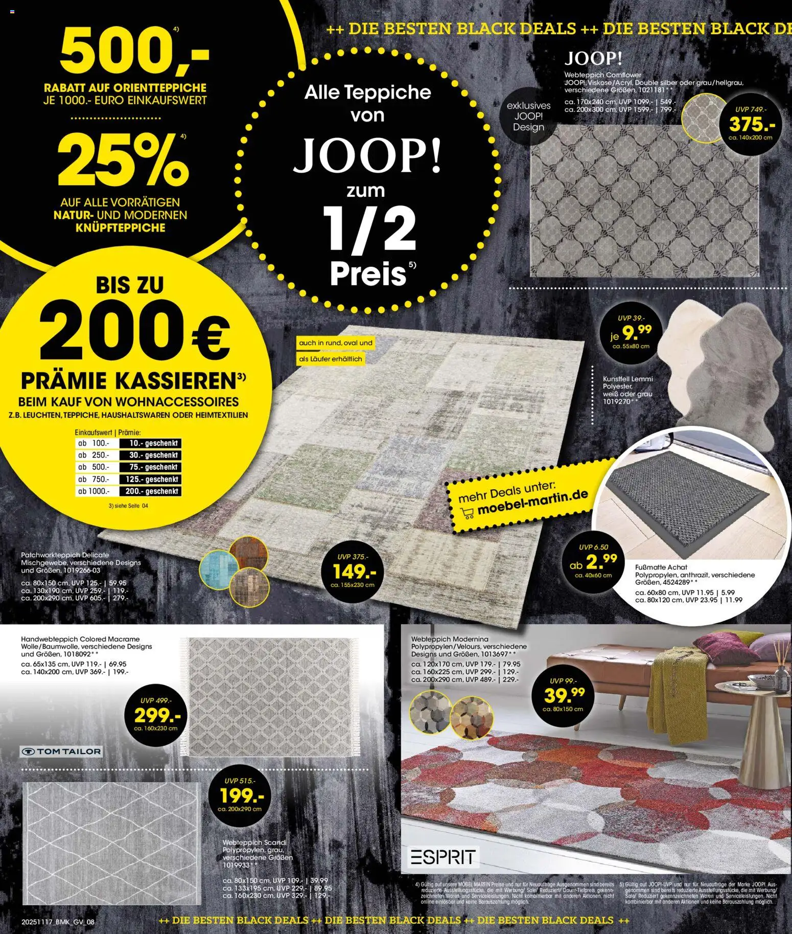 Möbel Martin - Black Friday – gültig ab 17.11.2025 | Seite: 8 | Produkte: Fußmatte