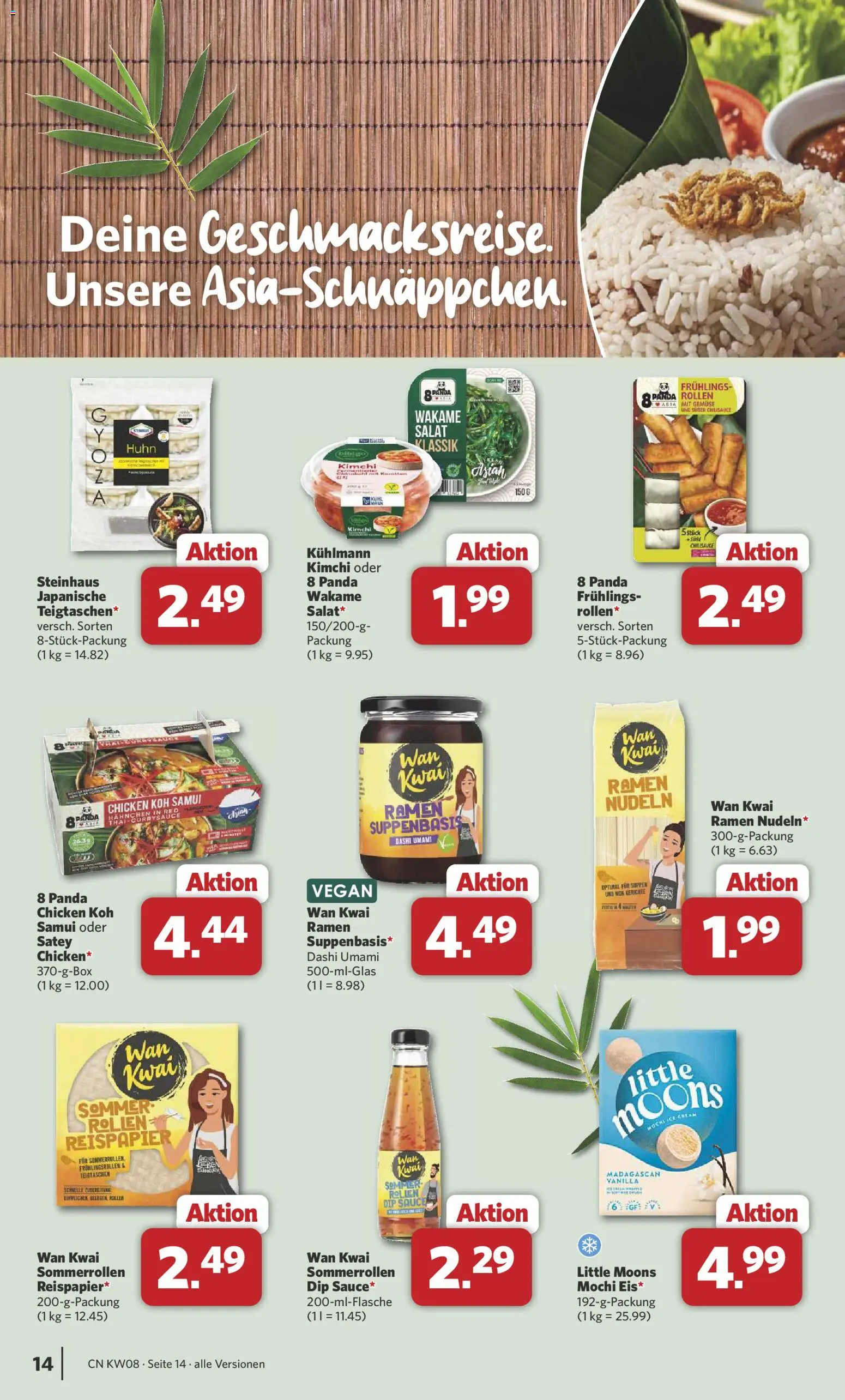 Combi Prospekt 	 – gültig ab 16.02.2026 | Seite: 14 | Produkte: Hahnchen, Gemüse, Salat, Mochi