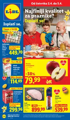 Lidl katalog - pregled Lidl kataloga - važi od 02.04.2026