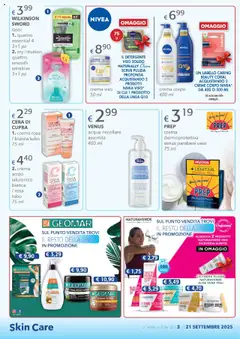 Volantino Acqua e Sapone del 03.09.2025 | Pagina: 16 | Prodotti: Acqua micellare, Crema viso, Sale, Tubo