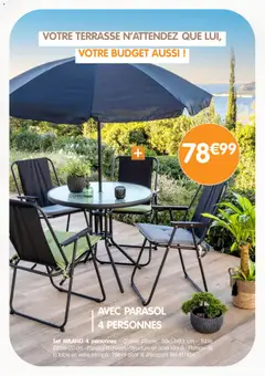 B&M - Prévisualisation de B&M - Brochure valide à partir de 06.03.2026 | Page: 11 | Produits: Chaise pliante, Table, Chaise, Parasol