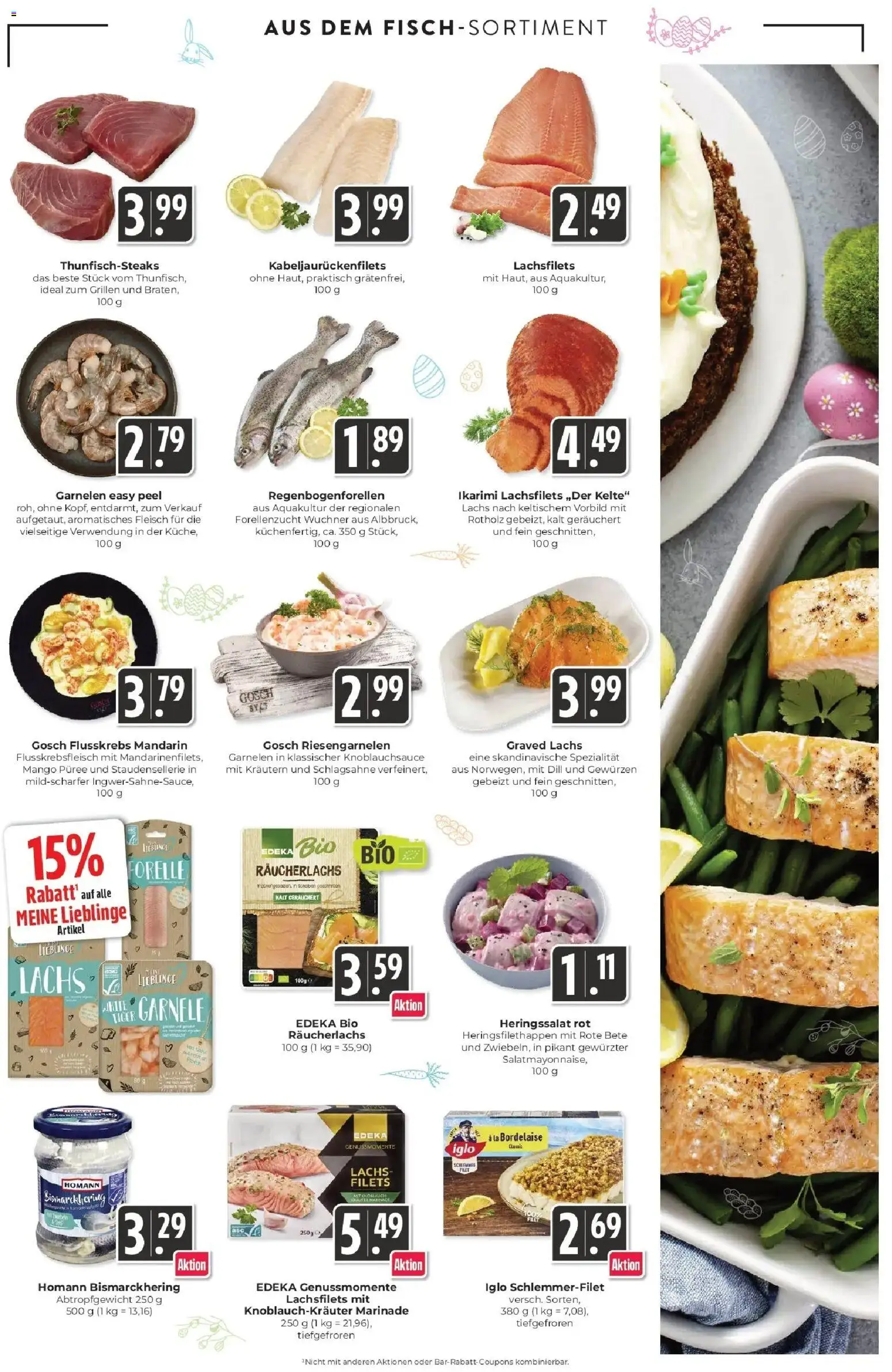 Edeka prospekt Schliengen	 – gültig ab 30.03.2026 | Seite: 7 | Produkte: Lachs, Räucherlachs, Dill, Fleisch