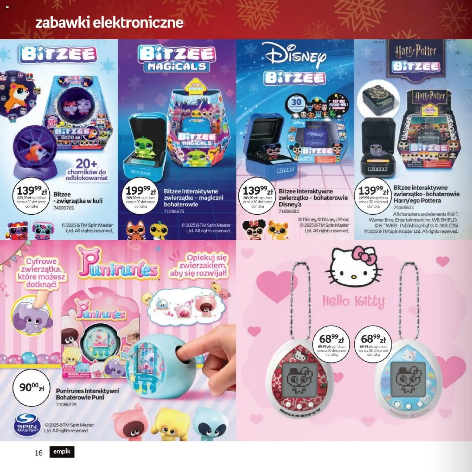 Empik promocje - Xmas Zabawki2 od 10.12.2025 | Strona: 16