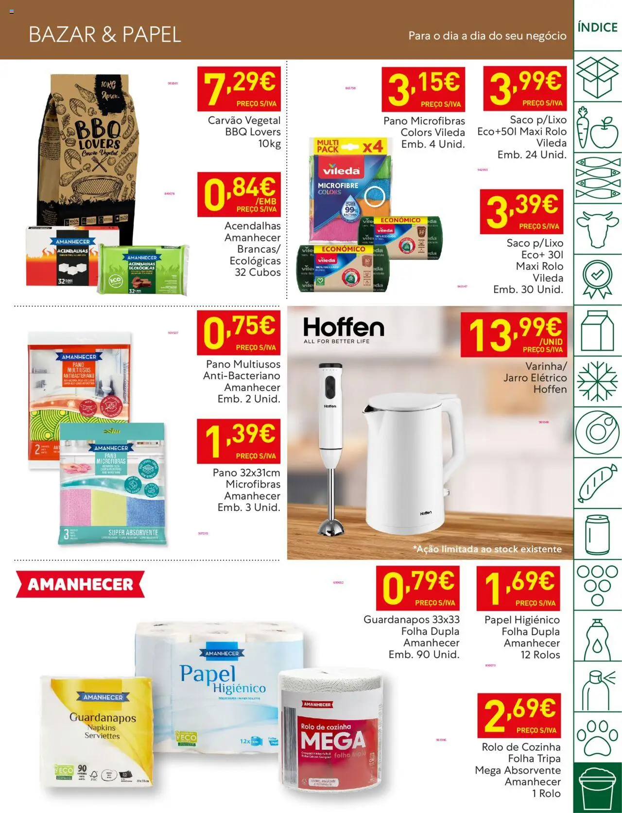 Recheio folheto │ válido de 12.08.2025 | Página: 51 | Produtos: Papel higiénico, Guardanapos, Carvão vegetal