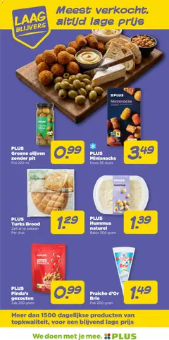 PLUS Turks Brood, Zelf af te bakken Per stuk - Voorbeeld van een folder van Plus, geldig van 27.12.2025 | Pagina: 45 | Producten: Brood, Pot, Brie, Zak