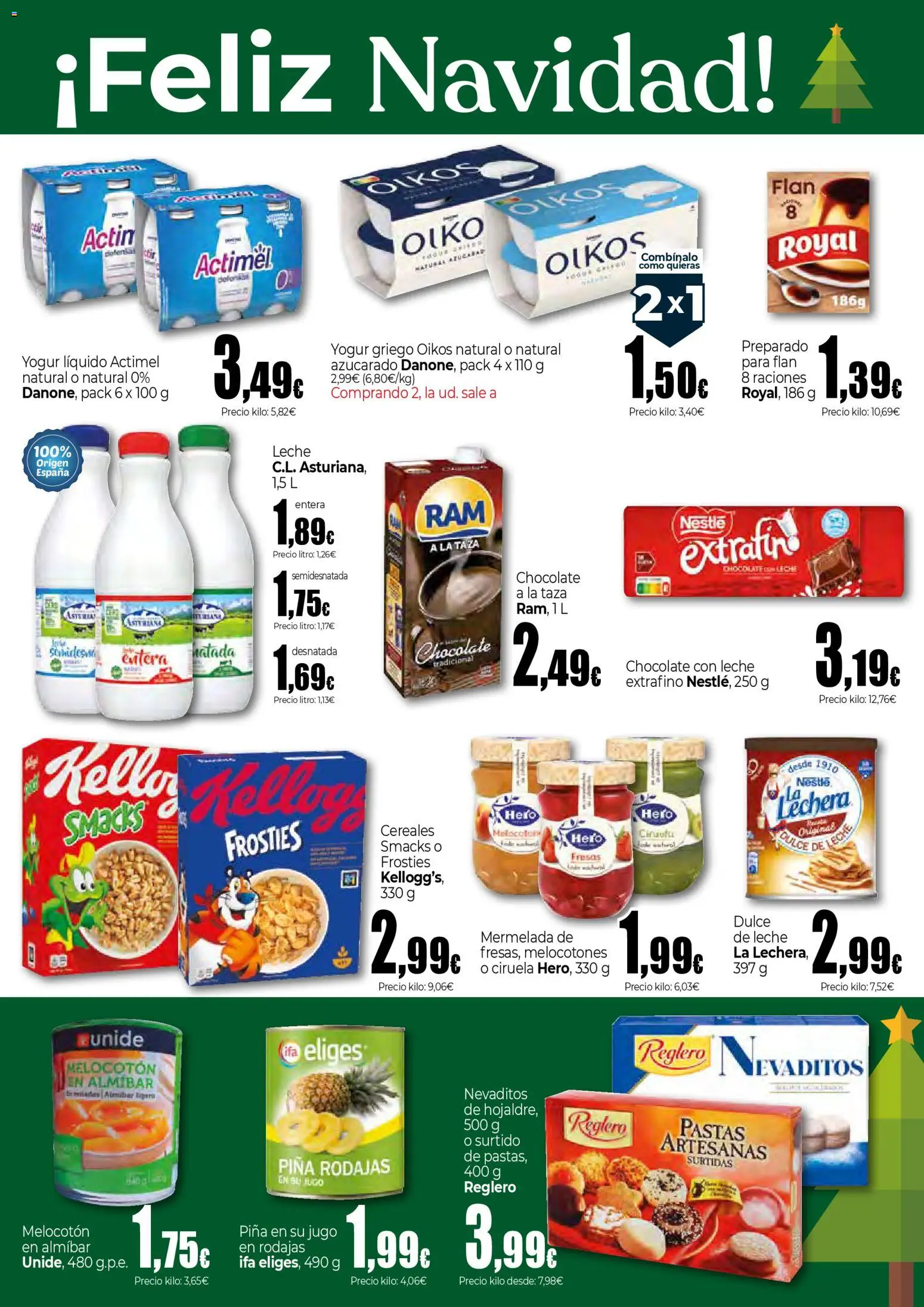 Unide folleto │ válido desde el 18.12.2025 | Página: 7 | Productos: Yogur, Jugo, Piña, Chocolate con leche