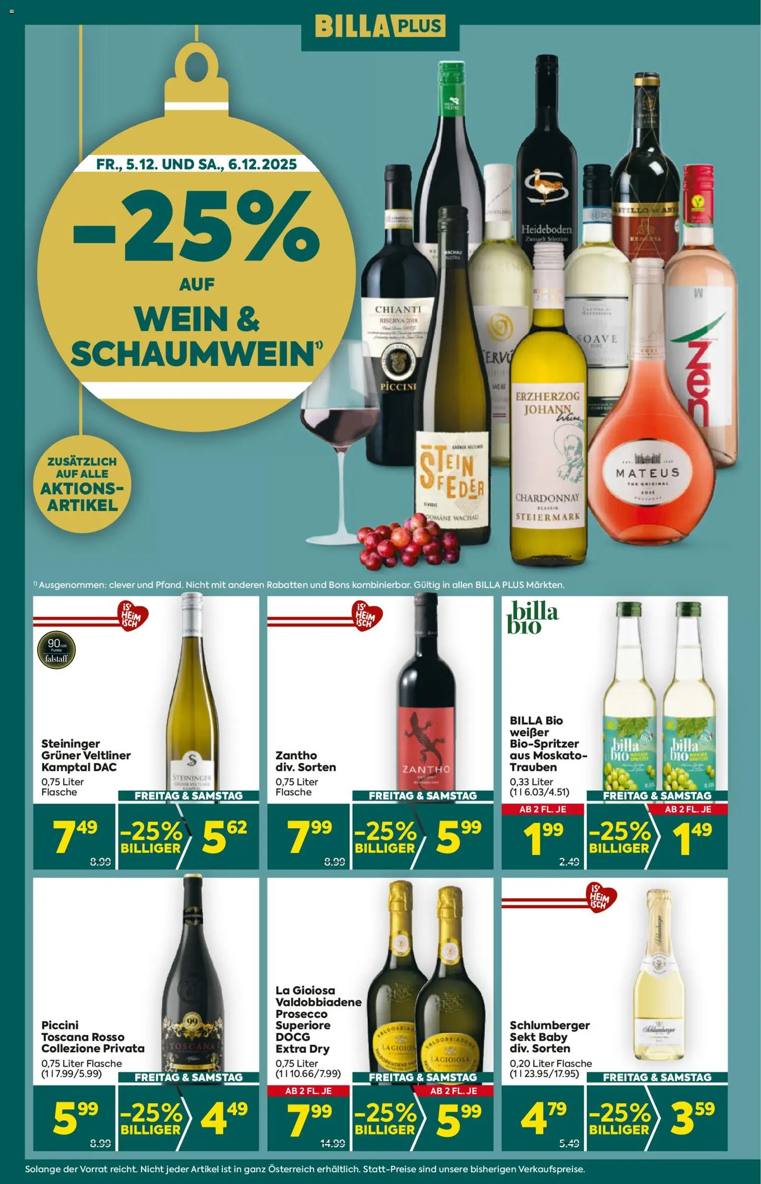Billa Plus Flugblatt - Tirol gültig ab 04.12.2025 | Seite: 2 | Produkte: Wein
