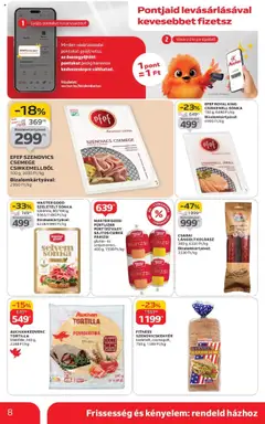 Auchan akciós ujság - amely érvényes a következő dátumtól: 18.09.2025 | Oldal: 8