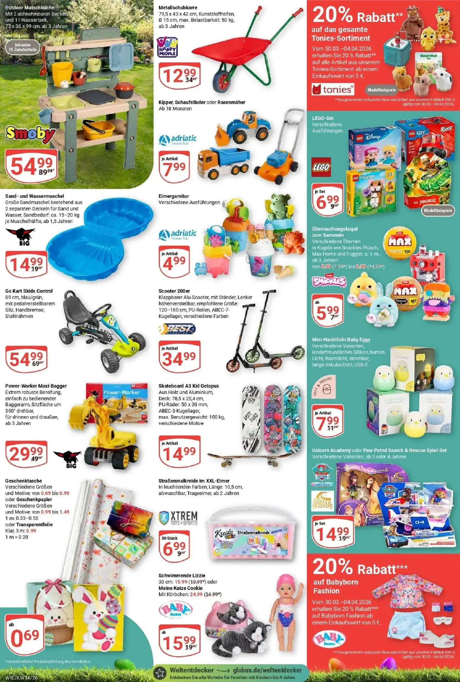 Globus prospekt Waghäusel	 – gültig ab 30.03.2026 | Seite: 31 | Produkte: Rasenmäher, Scooter