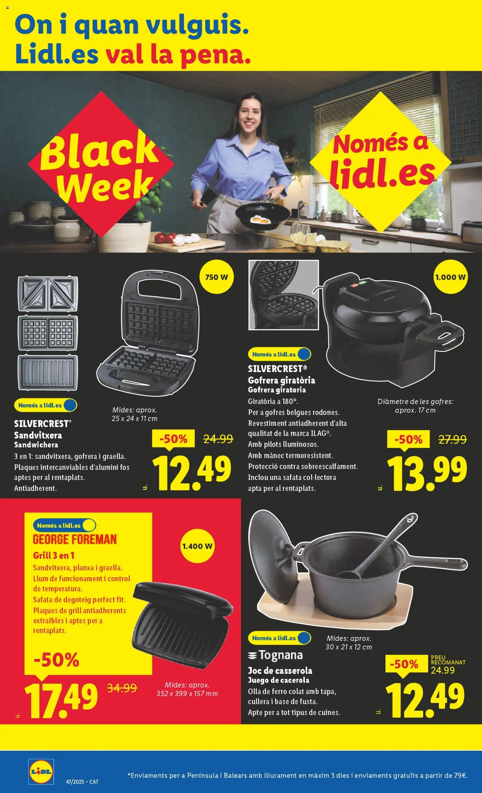 Lidl folleto de bazar │ válido desde el 17.11.2025 | Página: 2 | Productos: Sandwichera