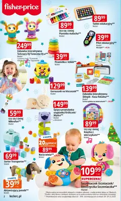 Pogląd oferty "E.Leclerc Gazetka - Elbląg zabawki" - ważna od 12.11.2025 | Strona: 2 | Produkty: Karta, Tablet, Mikrofon