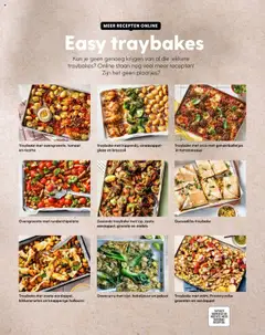 Gezonde traybake met kip, zoete aardappel, groente en dadels, Healthy traybake with chicken, sweet potato, vegetables and dates. - Voorbeeld van een folder van Albert Heijn, geldig van 06.10.2025 | Pagina: 26