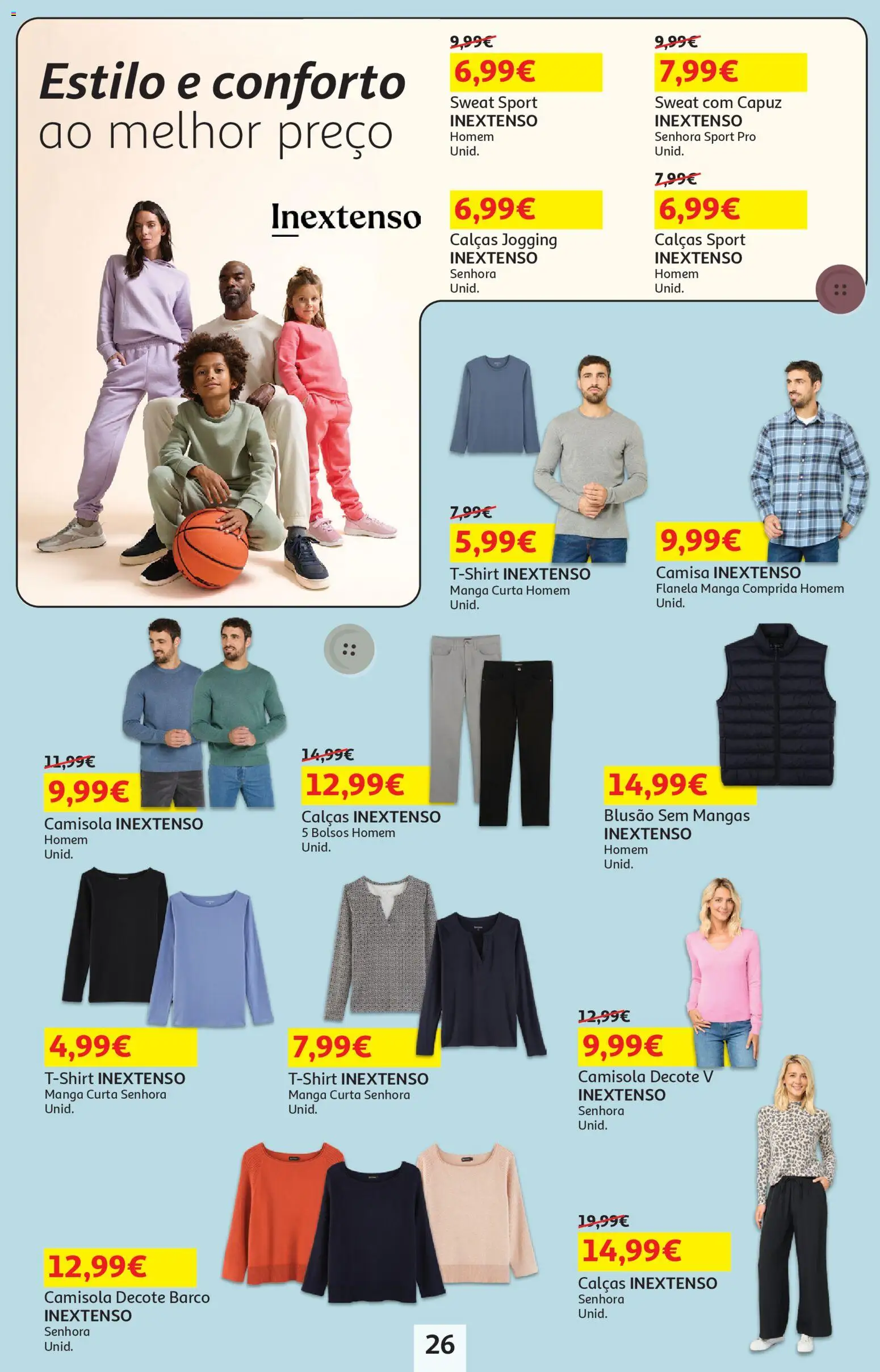 Auchan - Preços Redondos - Pet │ válido de 27.01.2026 | Página: 26 | Produtos: Calças, Camisa, Camisola, Mangas