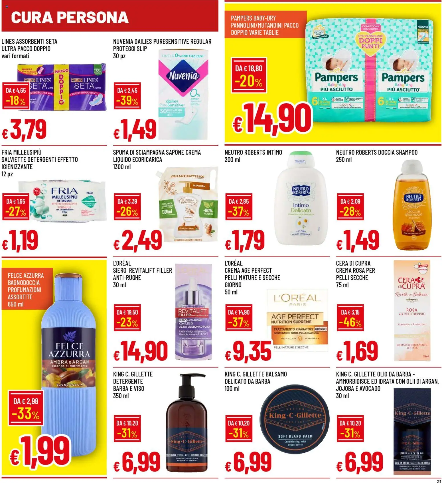 Volantino Famila del 12.03.2026 | Pagina: 21 | Prodotti: Balsamo, Crema, Avocado, Doccia