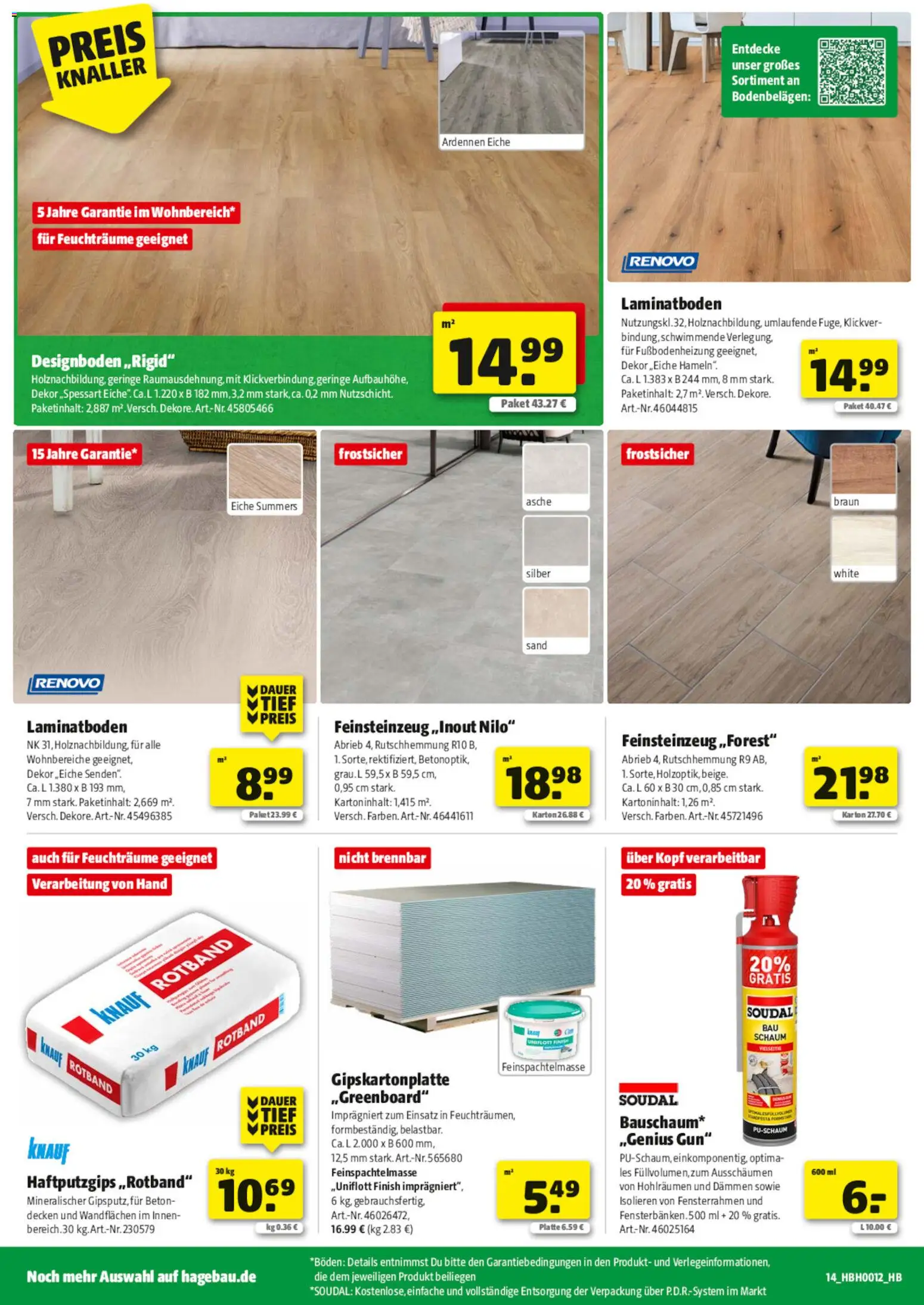 Hagebau Prospekt 	 – gültig ab 14.03.2026 | Seite: 18 | Produkte: Finish