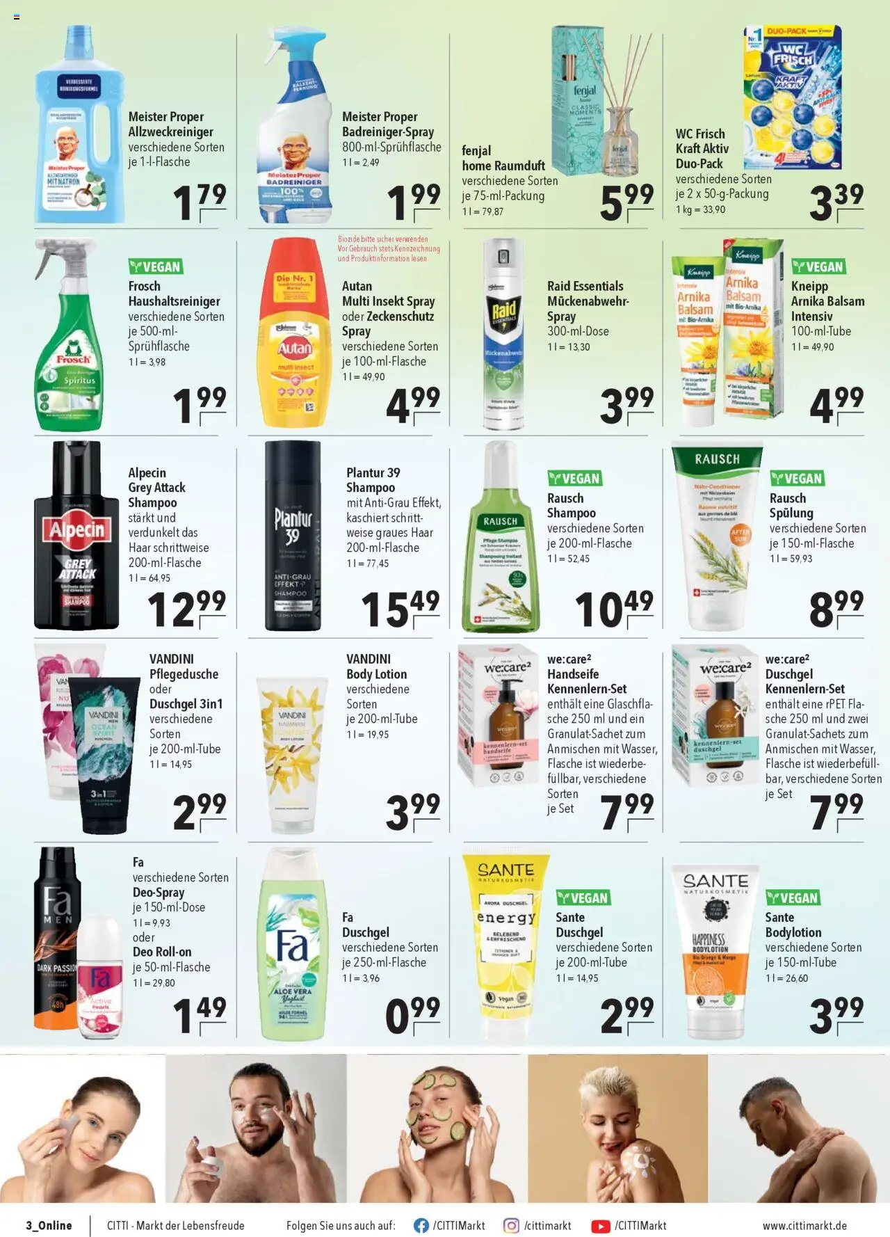 CITTI Markt Prospekt 	 - gültig ab dem 30.07.2025 | Seite: 24 | Produkte: Energy, Pommes, Body Lotion, Deospray