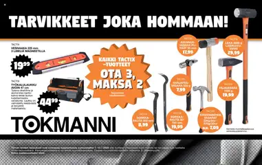  | Sivu: 4 | Tuotteet: Laukku, Vasara, Kantokahva, Voi