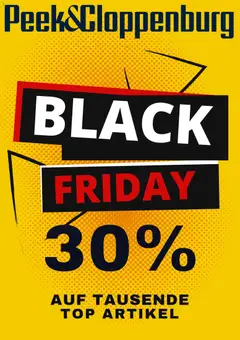 Peek & Cloppenburg - Black Friday ab 24.11.2025 gültig