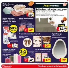 Kruidvat folder week 46 - Voorbeeld van een folder van Kruidvat, geldig van 11.11.2025 | Pagina: 61 | Producten: Kaarsen, Velours, Feestartikelen, Kan