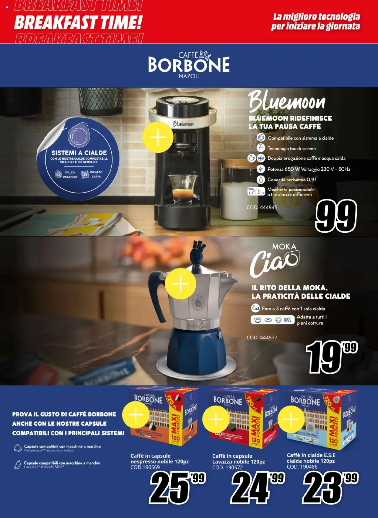 Volantino Media World del 10.09.2025 | Pagina: 4 | Prodotti: Caffè, Acqua, Caffe in capsule, Lavazza