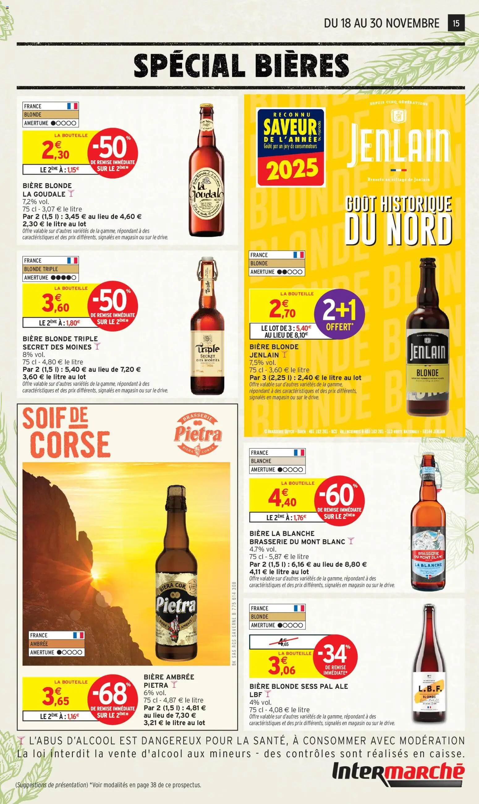 {H1} | Page: 15 | Produits: Goudale, Biere blonde la goudale, Bière blonde, Bière