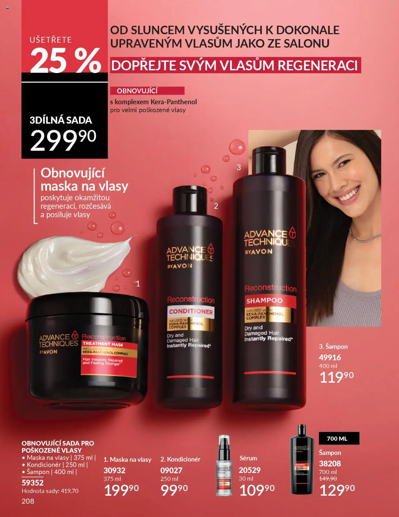 Avon katalog 9/2025 od 01.09.2025 | Strana: 210 | Produkty: Sérum, Kondicionér, Maska na vlasy, Maska