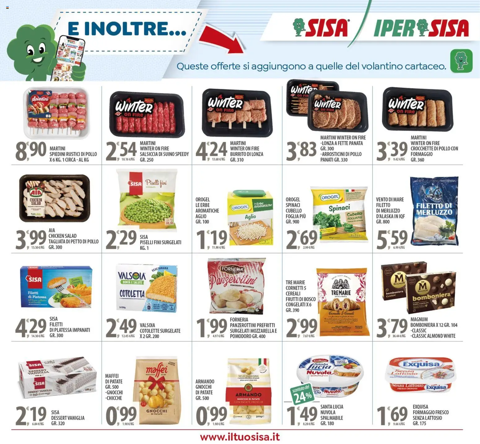 Volantino SISA del 25.11.2025 | Pagina: 15 | Prodotti: Cereali, Suino, Crocchette, Gnocchi
