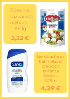  | Page: 4 | Produits: Mozzarella, Gel douche, Douche