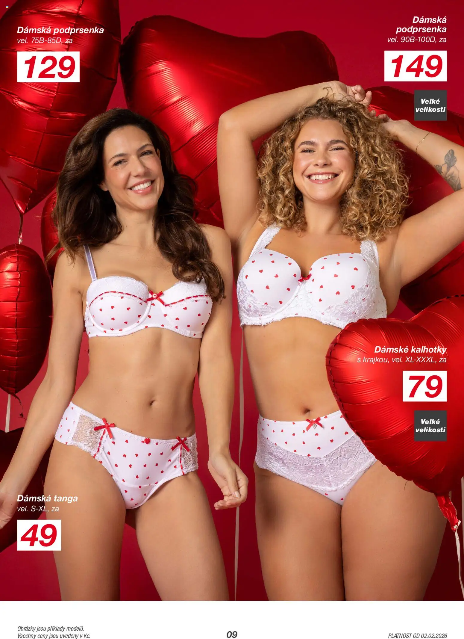 Kik leták od 02.02.2026 | Strana: 9 | Produkty: Dámské kalhotky, Kalhotky, Podprsenka
