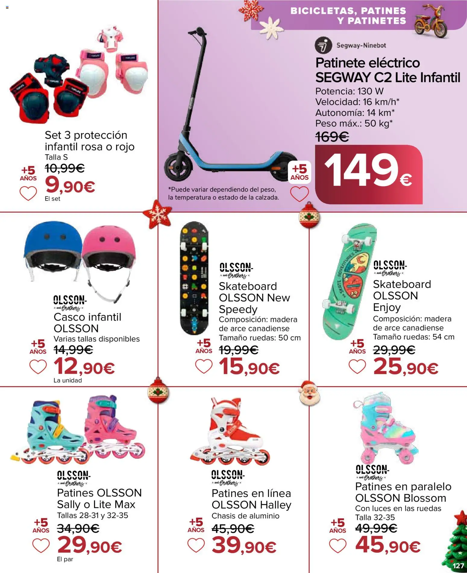 Carrefour Juguetes │ válido desde el 07.11.2025 | Página: 127 | Productos: Patinete, Peso, Ελιές