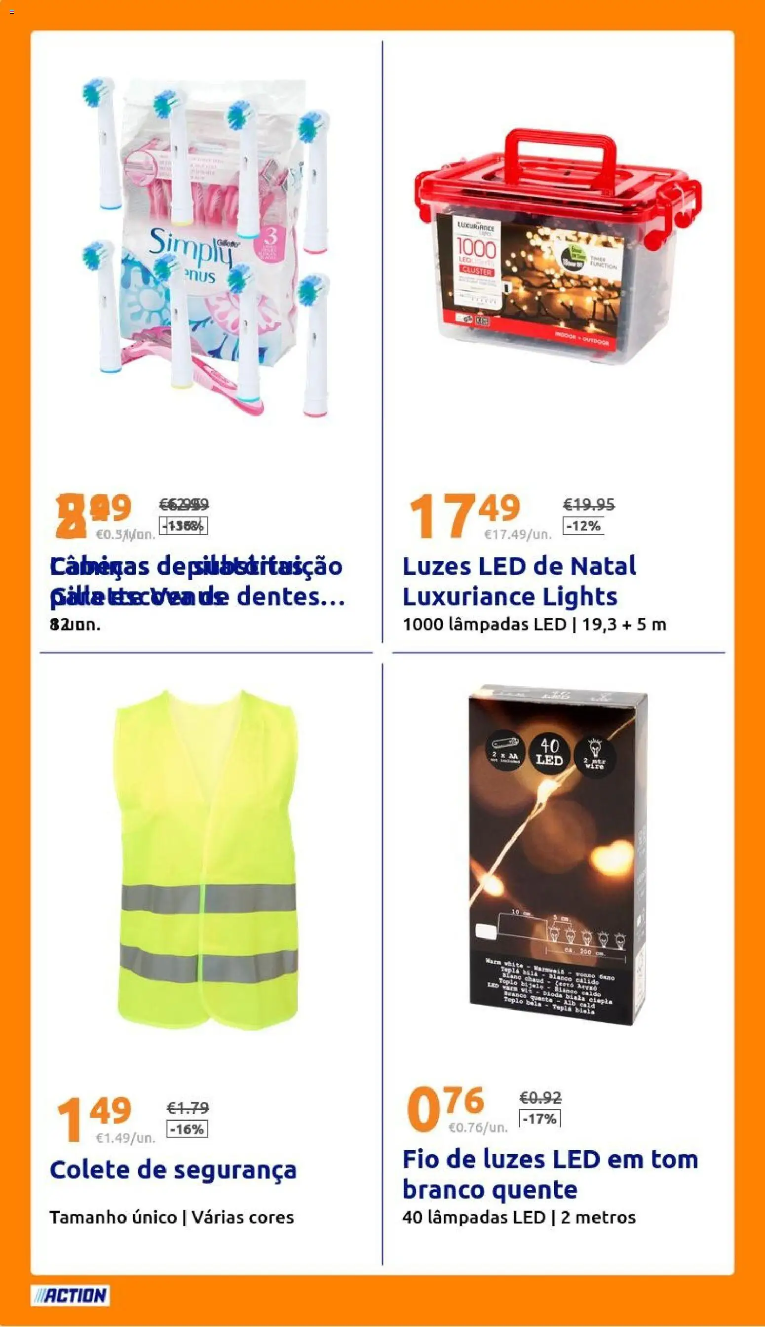 Action - Action PT week 47 2025 │ válido de 19.11.2025 | Página: 20 | Produtos: Lâmpadas, Colete