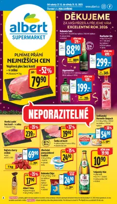 Náhled letáku Albert leták - Supermarket od 27.12.2025