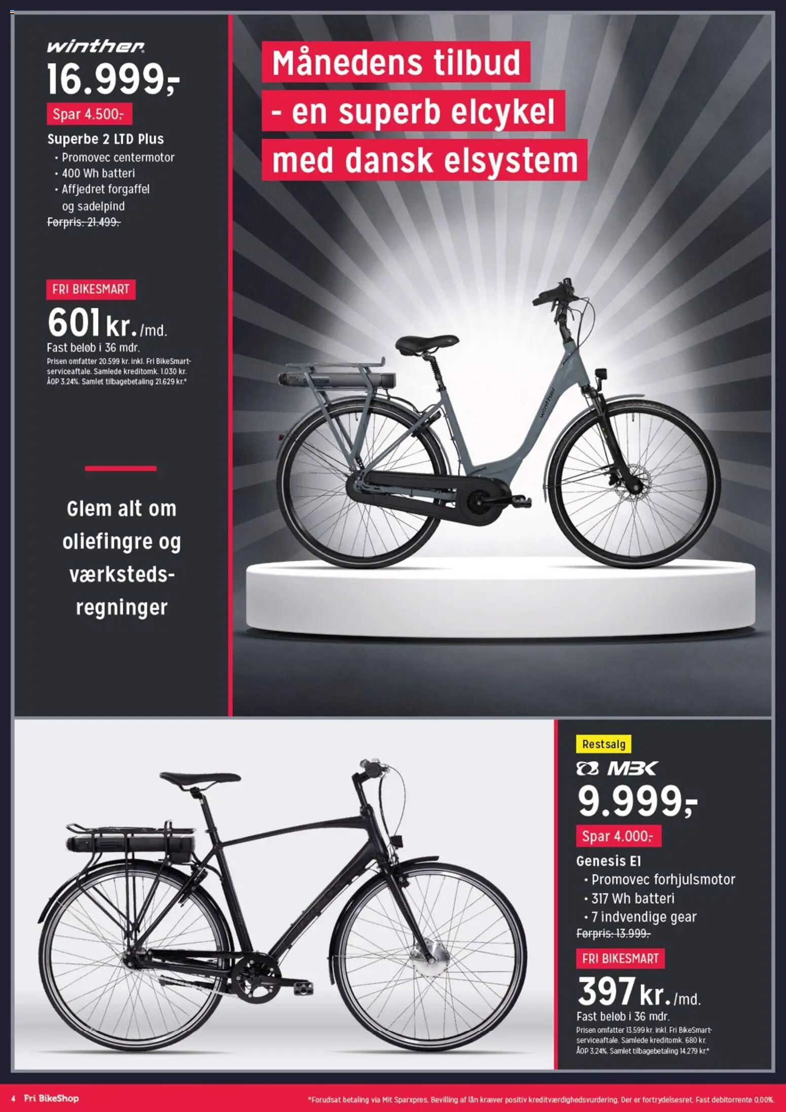 Fri BikeShop tilbudsavis – gyldig fra 24.11.2025 | Side: 4 | Produkter: Batteri