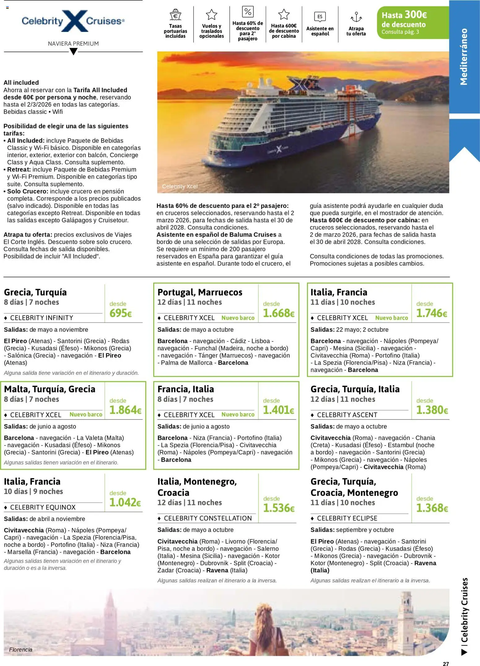 Viajes El Corte Inglés Semana del Crucero │ válido desde el 07.01.2026 | Página: 28 | Productos: Navegación