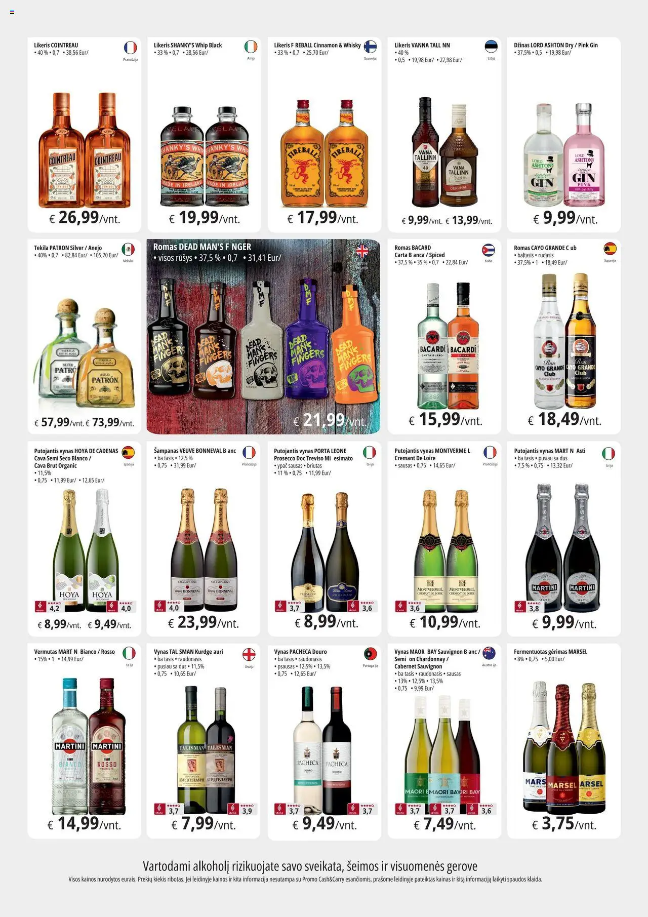 ePromo akcijos nuo 01.10.2025 | Puslapis: 2 | Prekių: Vynas, Džinas