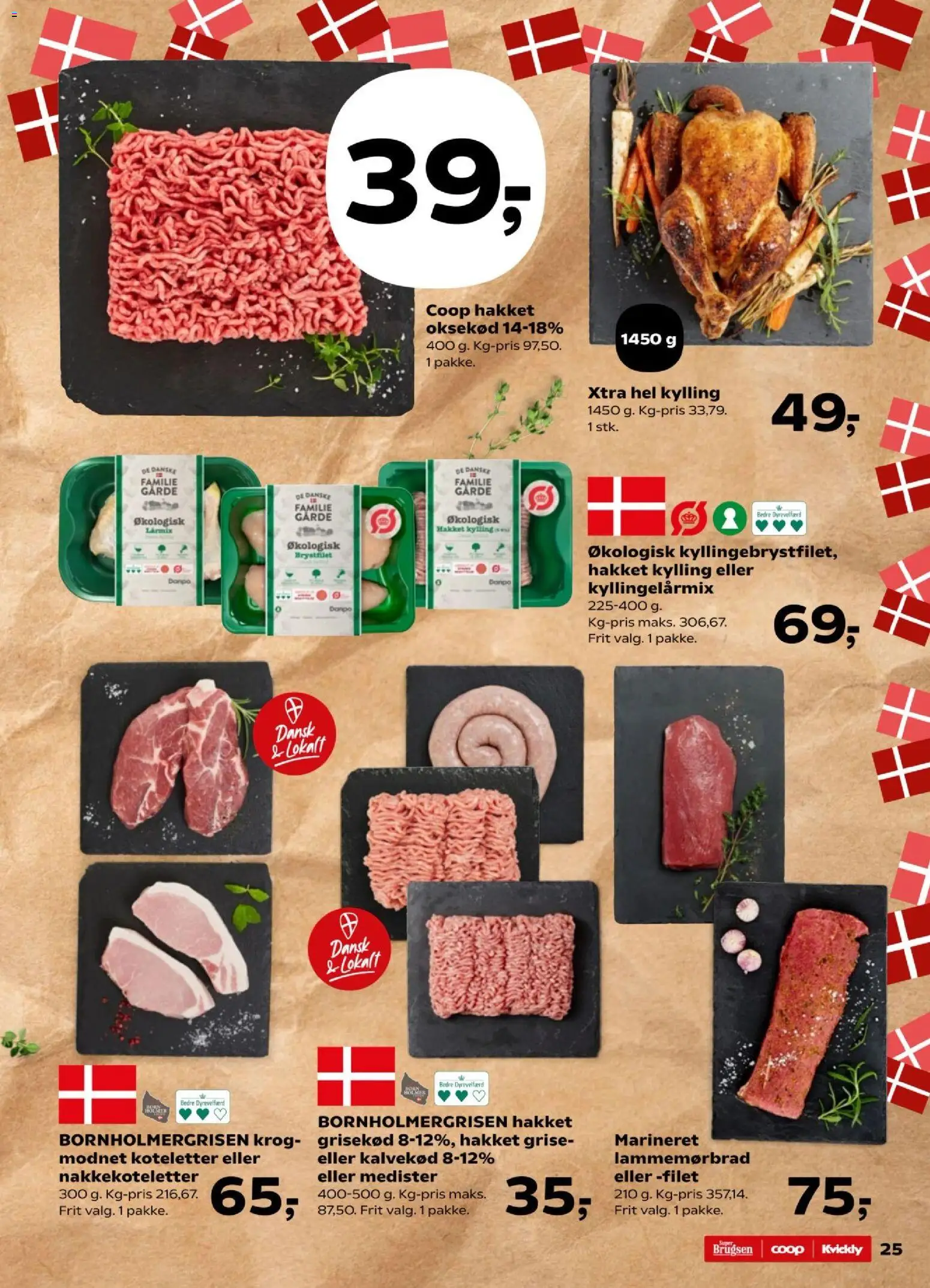 Super Brugsen tilbudsavis – gyldig fra 01.05.2026 | Side: 25 | Produkter: Koteletter, Oksekød