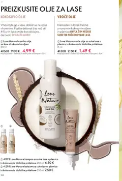 Oriflame katalog akcije – veljaven od 01.04.2026 | Stran: 123 | Izdelki: Sampon, Olje za lase, Olje