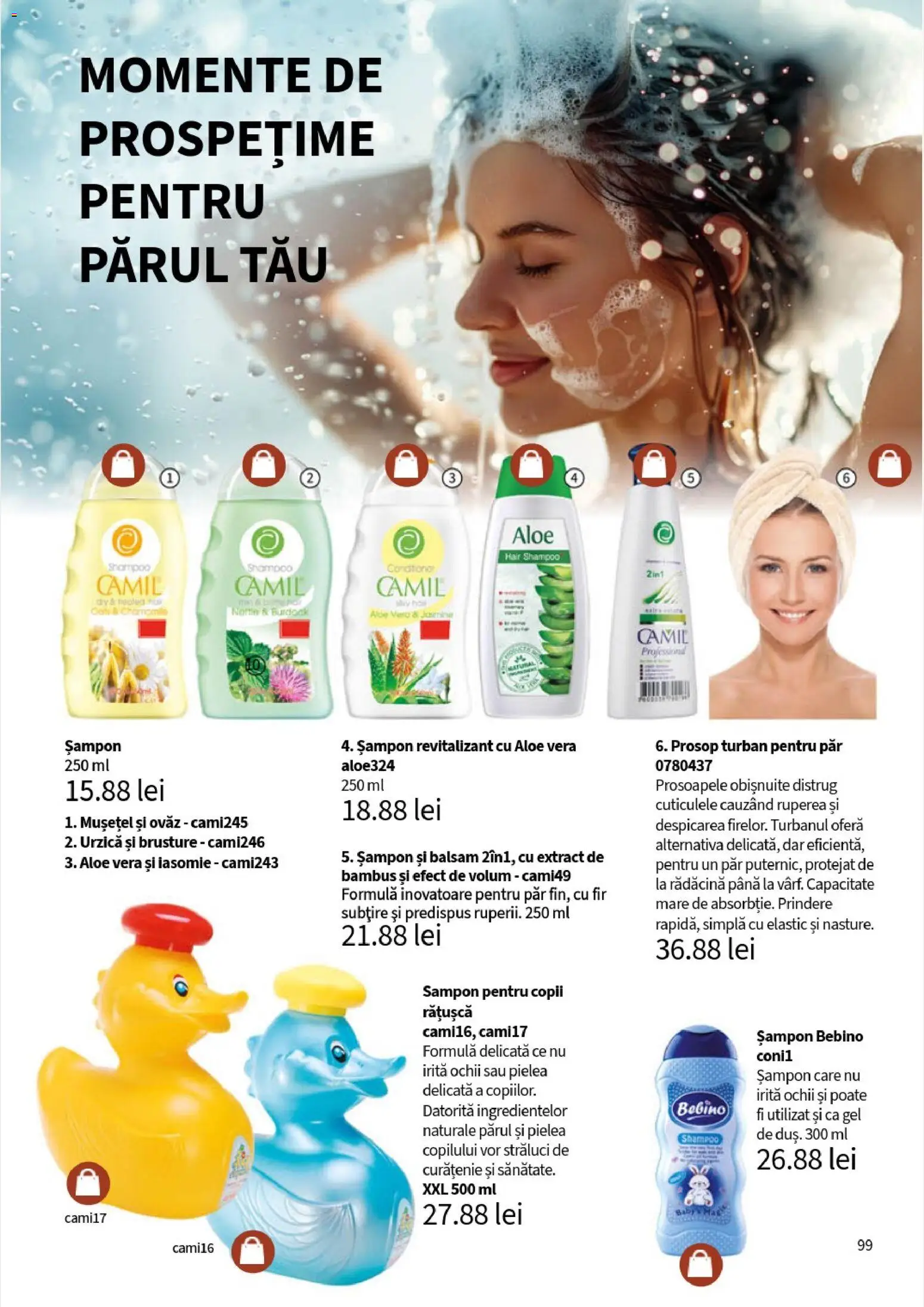 Noul catalog Lady’s – valabil de la 05.01.2026 | Pagină: 101 | Produse: Aloe vera, Șampon, Balsam