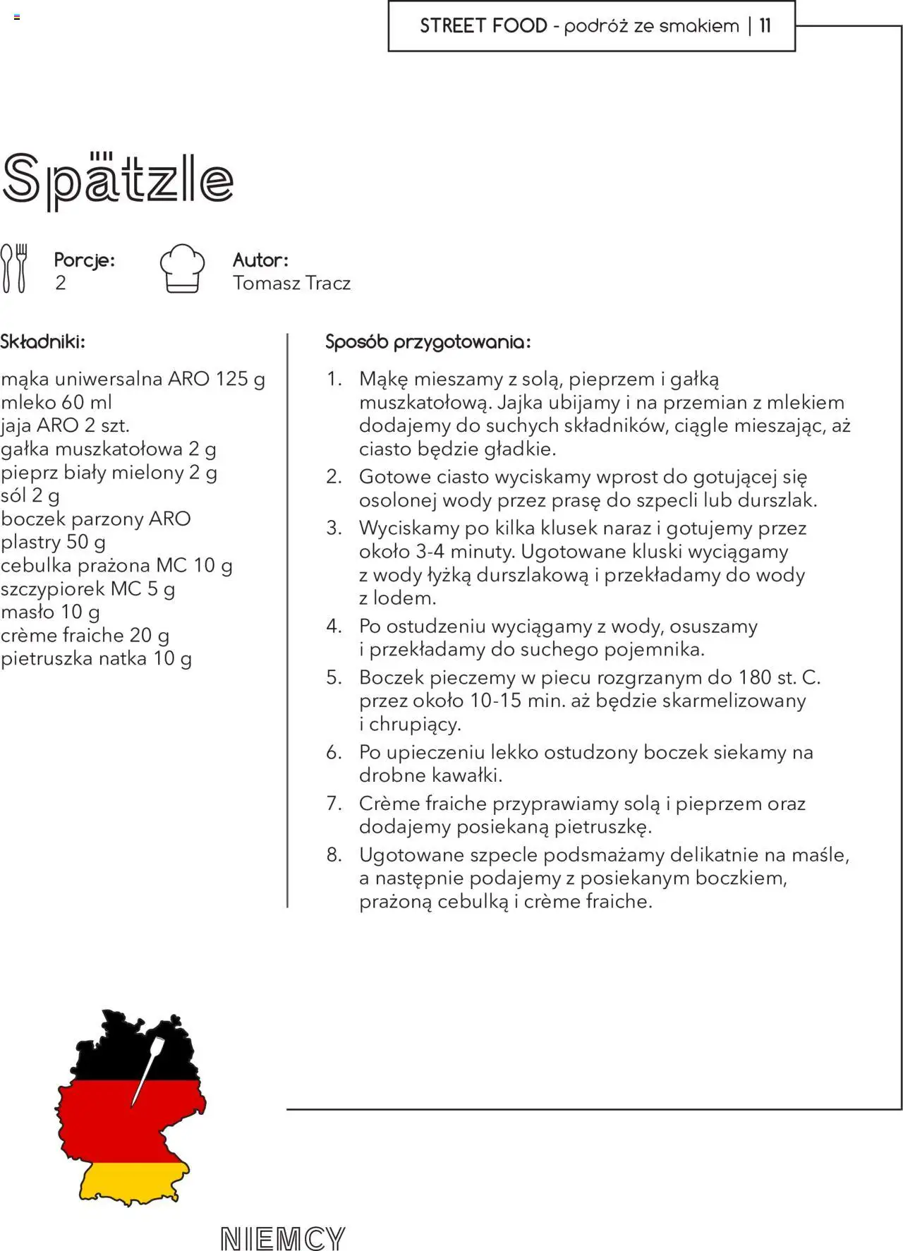 Makro Gazetka Street food podróże ze smakiem od 01.01.2024 | Strona: 11 | Produkty: Pietruszka, Gałka muszkatołowa, Masło, Jajka