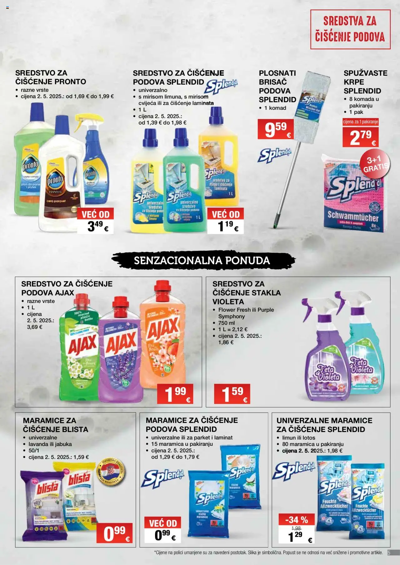 Spar katalog | vrijedi od 23.10.2025 | Stranica: 5 | Proizvodi: Laminat, Violeta, Ajax, Jabuka