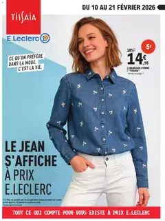 E.Leclerc - Prévisualisation de E.Leclerc Tissaia valide à partir de 10.02.2026