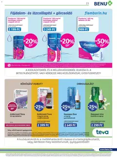 BENU Gyógyszertárak Akciós újság - amely érvényes a következő dátumtól: 01.02.2026 | Oldal: 23