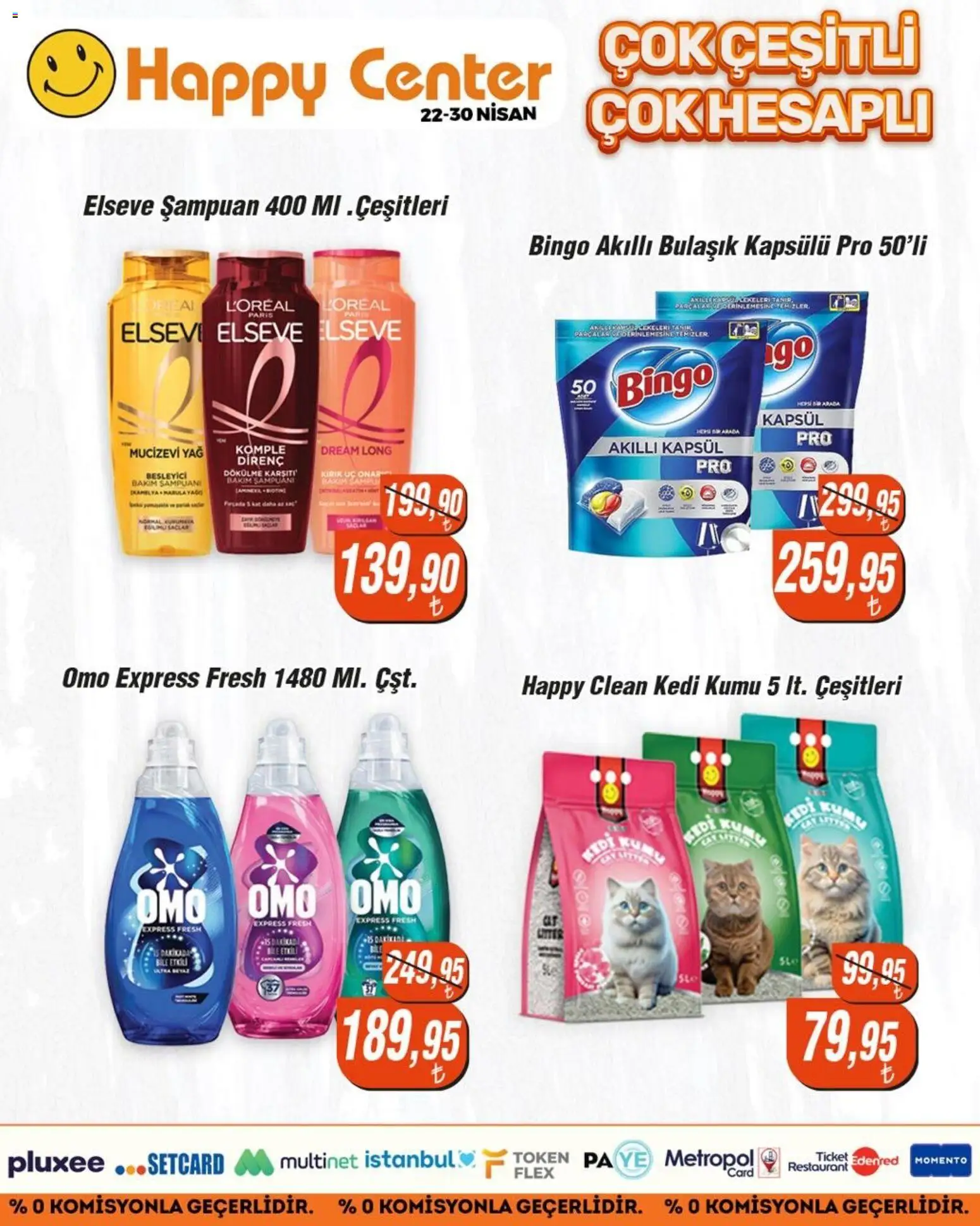 Happy Center Katalog - 22.04.2026 tarihinden itibaren geçerlidir | Sayfa: 2 | Ürünler: Şampuan, Yağ