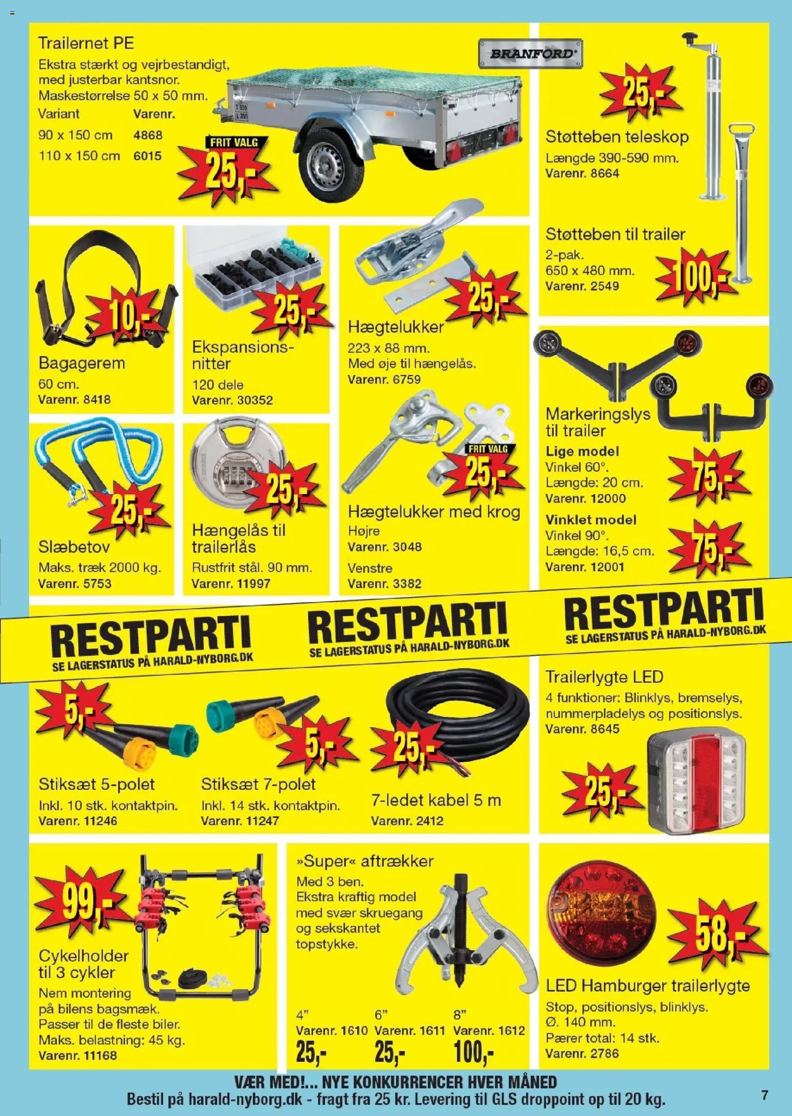 Harald Nyborg tilbudsavis – gyldig fra 15.01.2026 | Side: 7 | Produkter: Pærer, Kabel