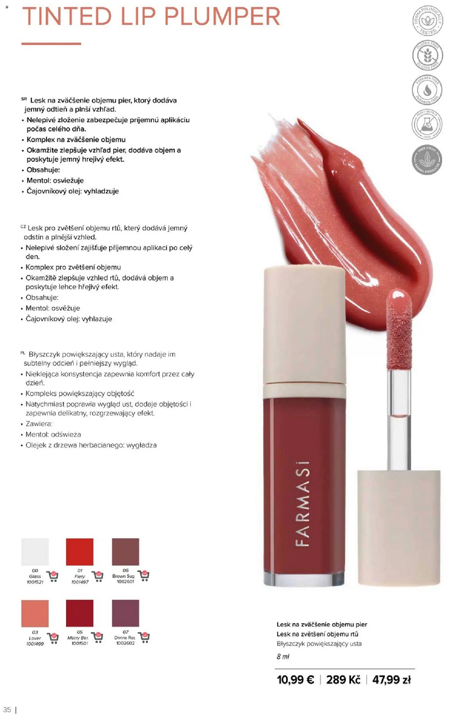 Nové Farmasi akcie – leták je platný od 01.01.2026 | Strana: 35 | Produkty: Olej