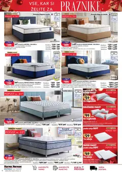 Harvey Norman katalog akcije – veljaven od 01.12.2025 | Stran: 6 | Izdelki: Prešita odeja, Nadvložek, Vzmetnica, Odeja