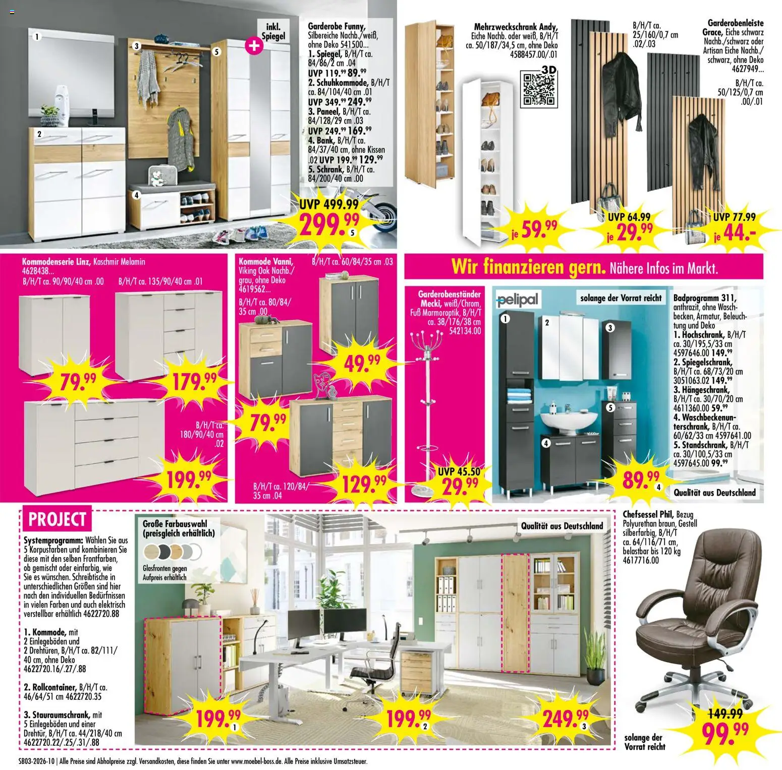 SB Möbel Boss Prospekt 	 – gültig ab 10.01.2026 | Seite: 10 | Produkte: Kissen, Kommode, Spiegel, Chefsessel