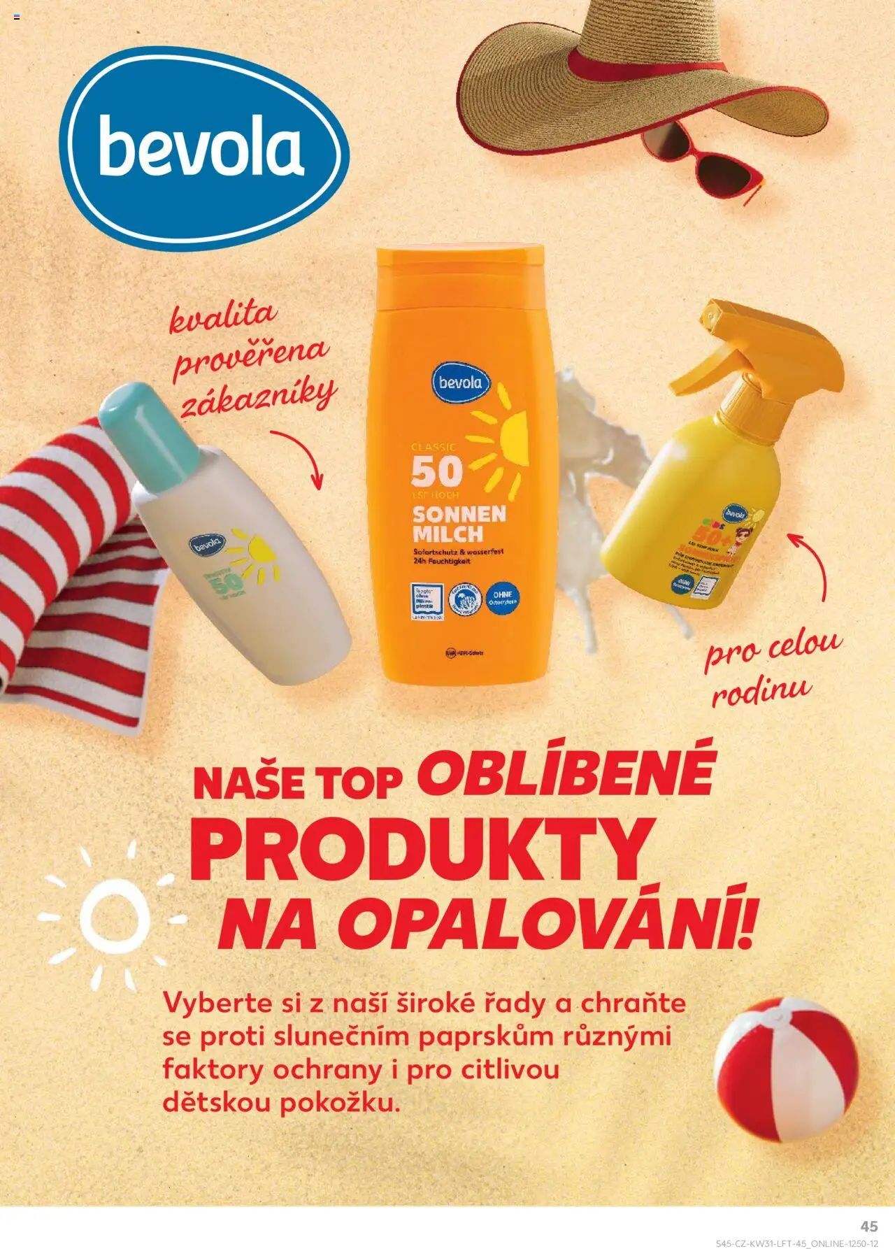 Kaufland leták - Liberec od 30.07.2025 | Strana: 45 | Produkty: Bevola