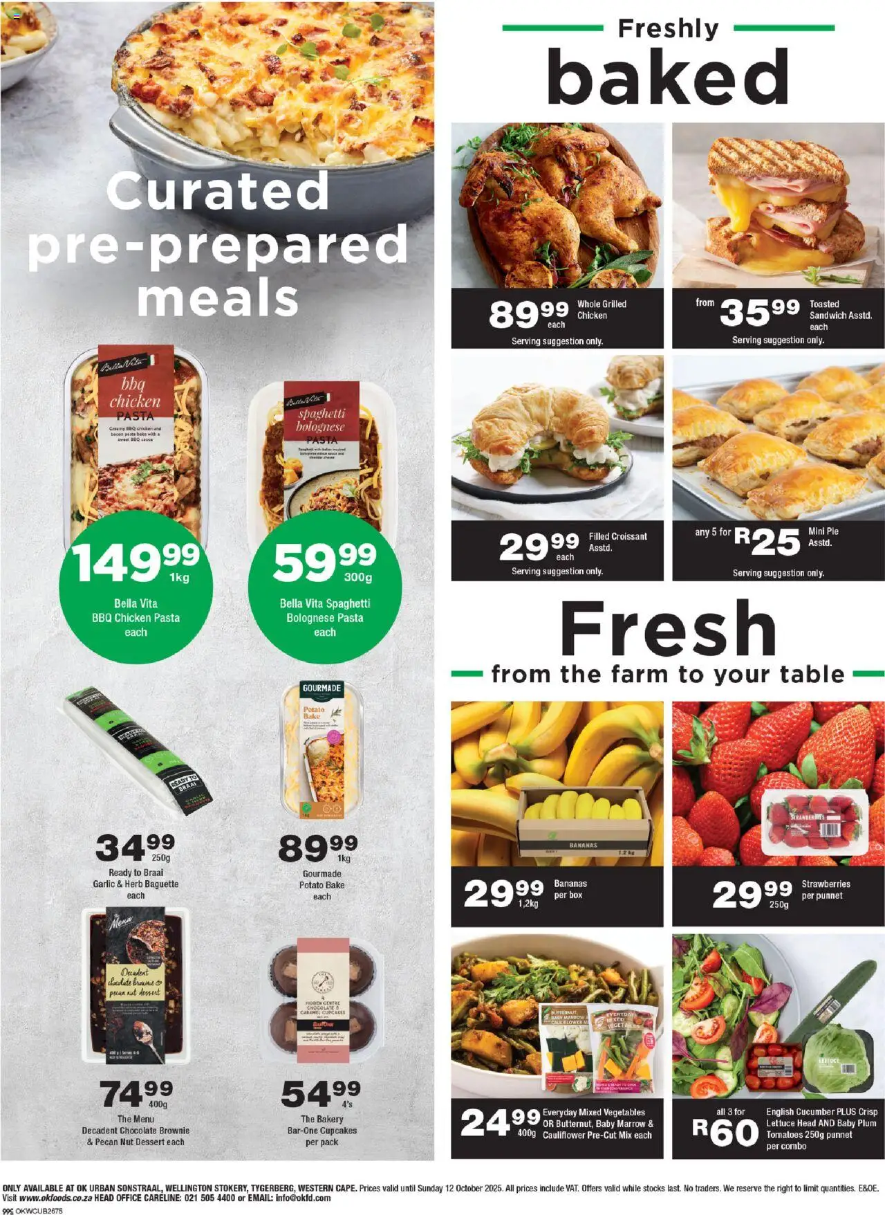 New OK Foods catalogue – valid from 24.09.2025 | Page: 2 | Products: Box, Chocolate, Tomatoes, Garlic