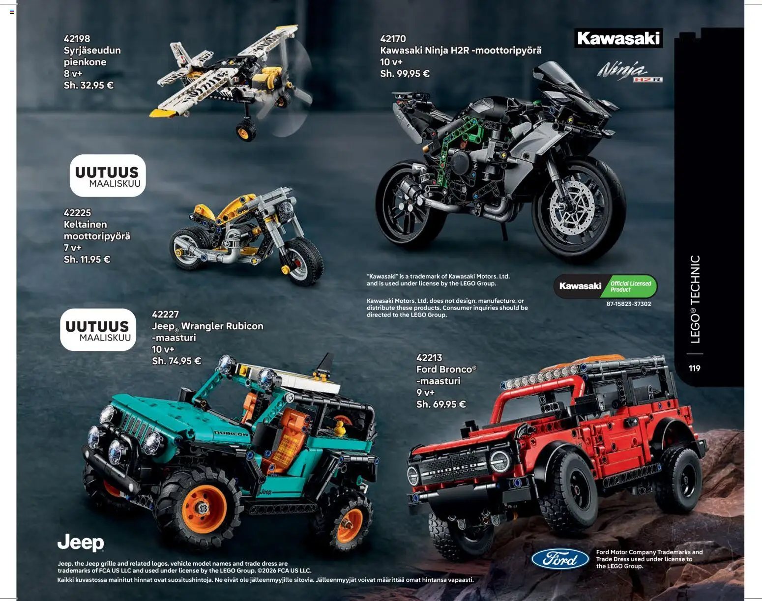 LEGO tarjoukset – voimassa 01.01.2026 alkaen | Sivu: 119